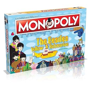 The Beatles Yellow Submarine Monopoly Board Game : Amazon
